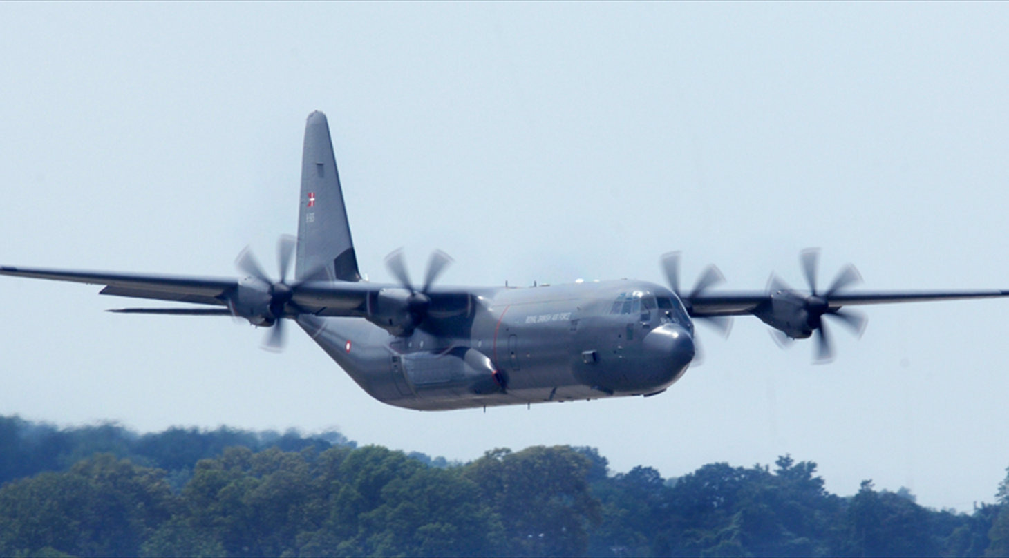 Hercules fly i luften